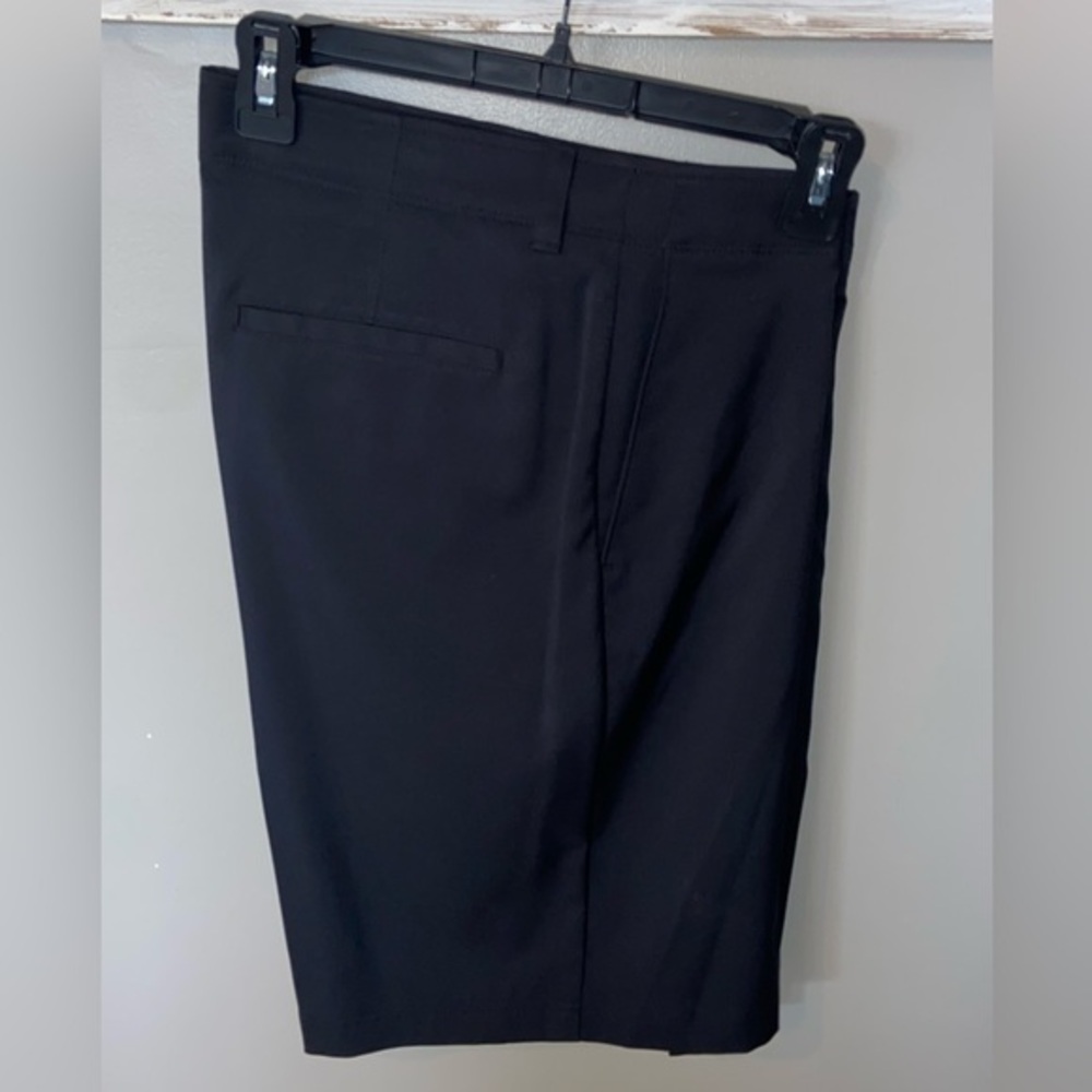 NEW W/O Tag PGA Tour Poly Blend Golf Chino Shorts Sz 38 Black